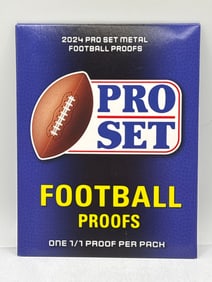 GUARANTEED 1/1! 2024 PRO SET METAL FOOTBALL PROOFS PACK