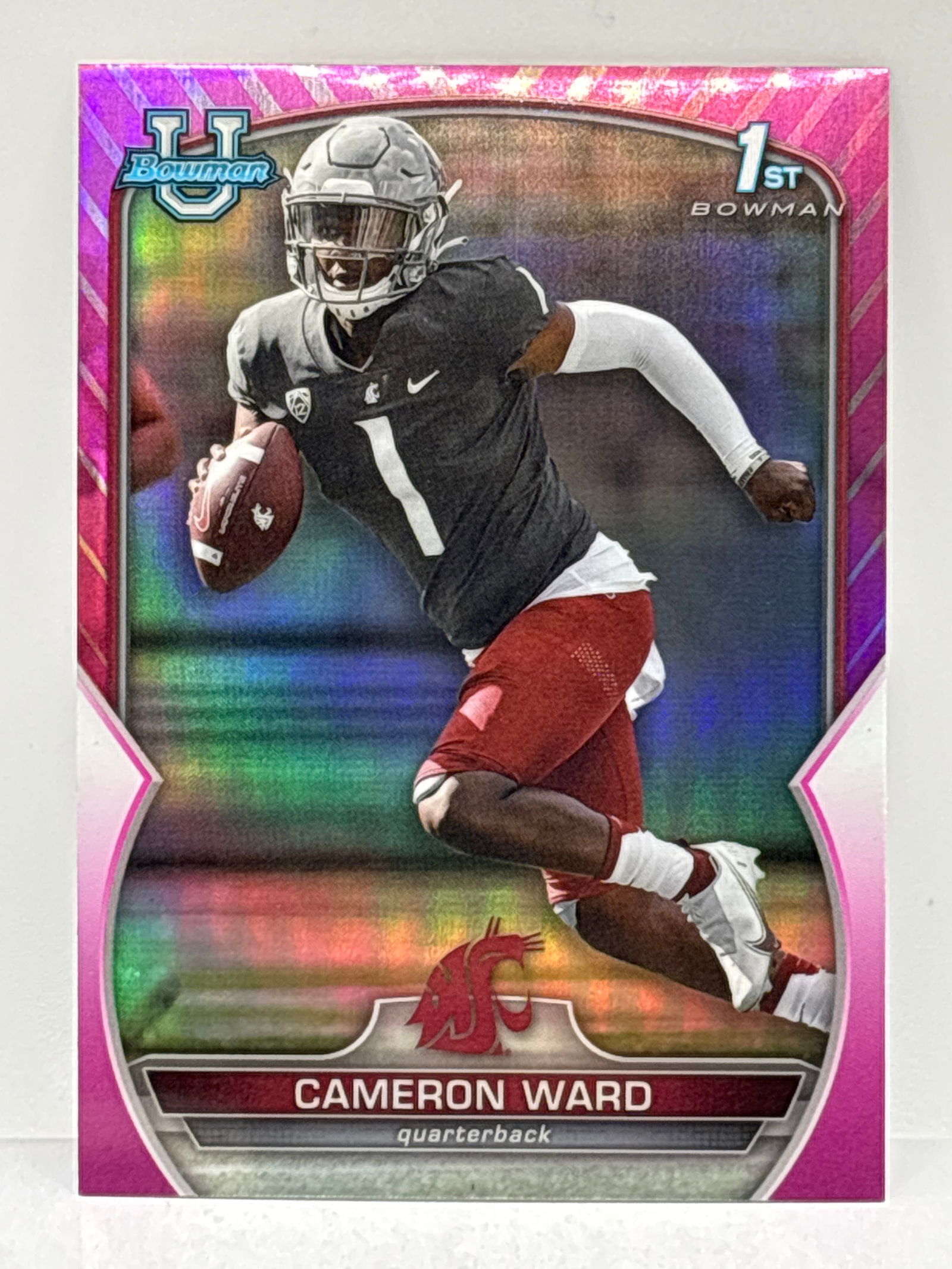 #1 DRAFT PICK 2022 BOWMAN UNIVERSITY CAM WARD PINK 1ST BOWMAN (1 of 2)