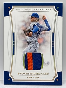 EXTREMELY RARE 3/5!! 2017 PANINI NATIONAL TREASURES NOAH SYNDERGAARD GAME-USED PATCH