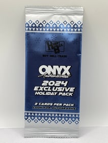 HOBBY BOX ONYX AUTHENTICATED 2024 EXCLUSIVE HOLIDAY PACK