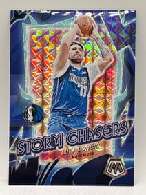 2023-24 PANINI MOSAIC LUKA DONCIC STORM CHASERS PRIZM HOLO