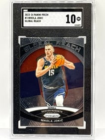 2023-24 PANINI PRIZM NIKOLA JOKIC GLOBAL REACH SGC GEM MINT 10