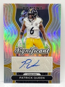 2024 PANINI SIGNIFICANT PATRICK QUEEN AUTOGRAPHED SILVER PRIZM HOLO