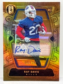 80/299!! 2024 PANINI GOLD STANDARD RAY DAVIS AUTOGRAPHED ROOKIE CARD