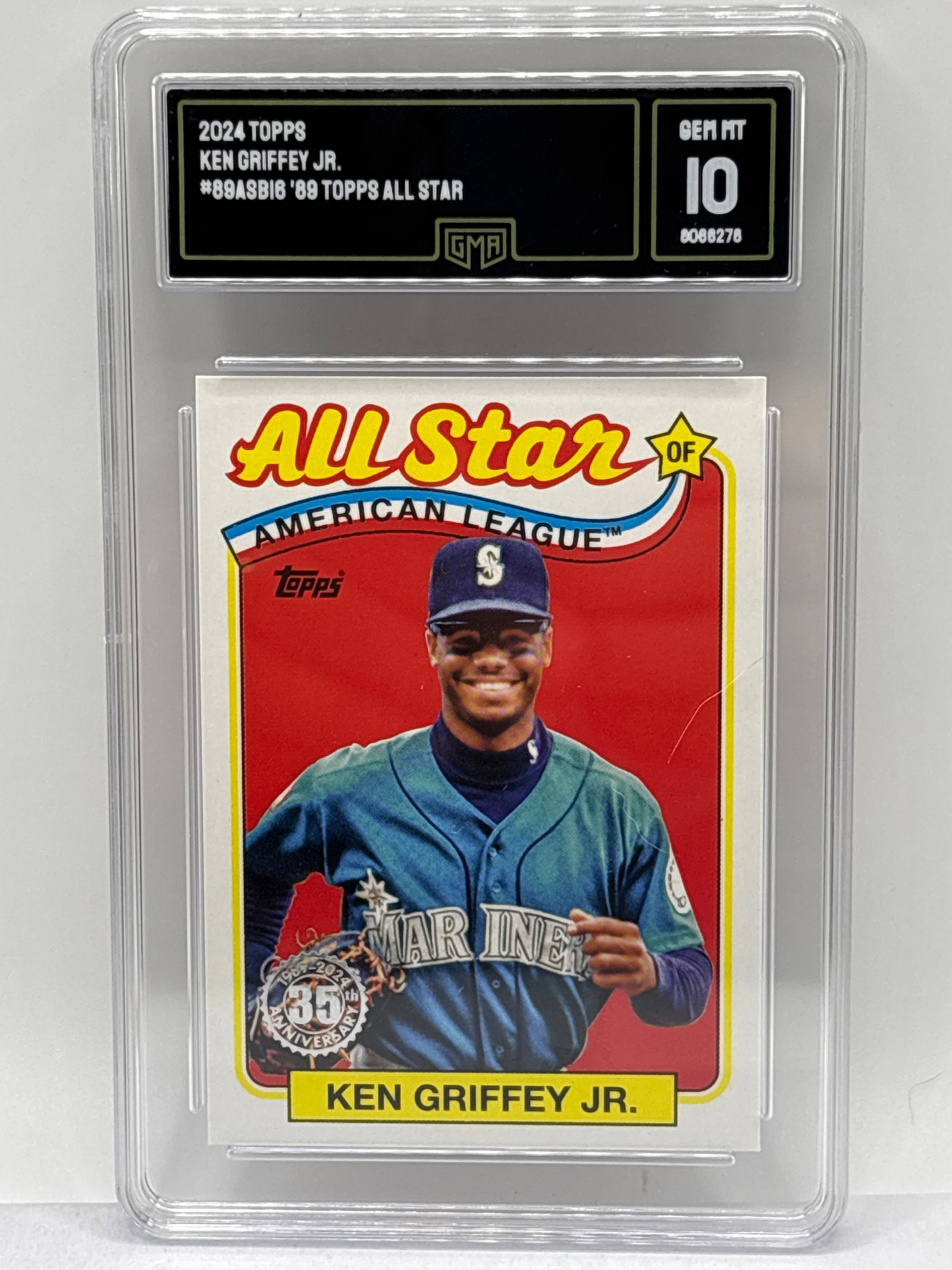 2024 TOPS KEN GRIFFEY JR 89 TOPPS ALL-STAR GEM MINT 10 (1 of 3)