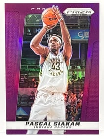 51/99!! 2024-25 PANINI PRIZM DECA PASCAL SIAKAM PURPLE PRIZM HOLO