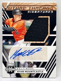 204/299!! 2020 PANINI ELITE EXTRA EDITION FUTURE THREADS RYAN MOUNTCASTLE RPA AUTO PATCH RC