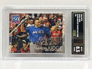 80/150!! 2019 TOPPS AARON JUDGE 150 YEARS GREATEST MOMENTS NM-MT+ 8.5