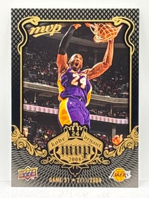 2008-09 UPPER DECK MVP KOBE BRYANT GAME 51 2/1/2008
