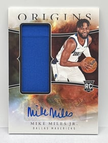 2023-24 PANINI ORIGINS MIKE MILES RPA AUTOGRAPHED ROOKIE PATCH