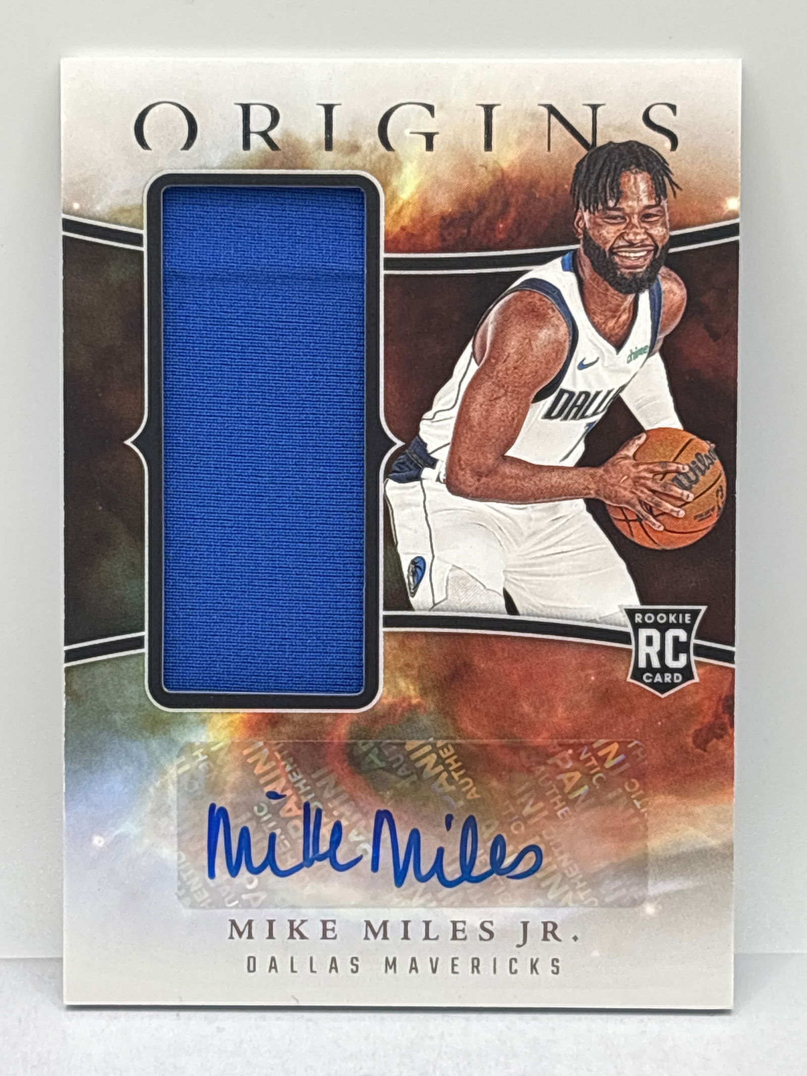 2023-24 PANINI ORIGINS MIKE MILES RPA AUTOGRAPHED ROOKIE PATCH (1 of 2)