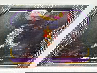 2021 PANINI PRIZM LEBRON JAMES ICONIC KOBE BRYANT TRIBUTE DUNK CARD