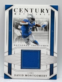 11/99!! 2023 PANINI NATIONAL TREASURES CENTURY MATERIALS DAVID MONTGOMERY AUTHENTIC MEM PATCH