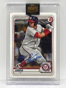 89/99!! 2022 TOPPS ARCHIVES SIGNATURE SERIES LUIS GARVIA ON-CARD AUTO