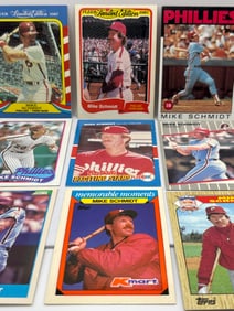 9 CARD MIKE SCHMIDT LOT