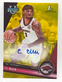 22/75!! 2024 BOWMAN CHROME EL ELLIS 1ST BOWMAN AUTOGRAPHED GOLD