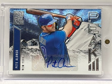 2022 PANINI CAPSTONE PETE ALONSO PEAK SP AUTOGRAPH