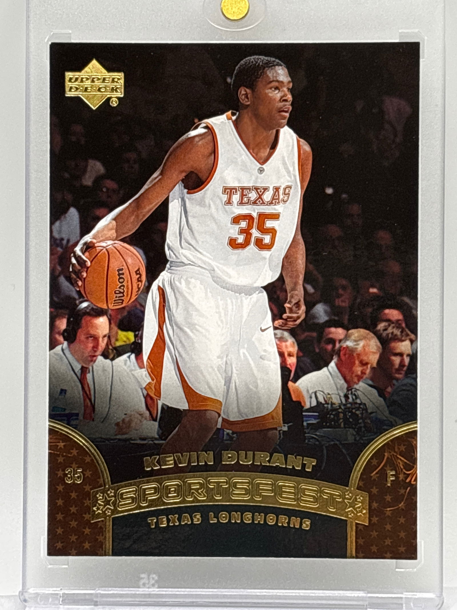 RARE 2007 UPPER DECK KEVIN DURANT GOLD SPORTSFEST SP ROOKIE CARD (1 of 4)
