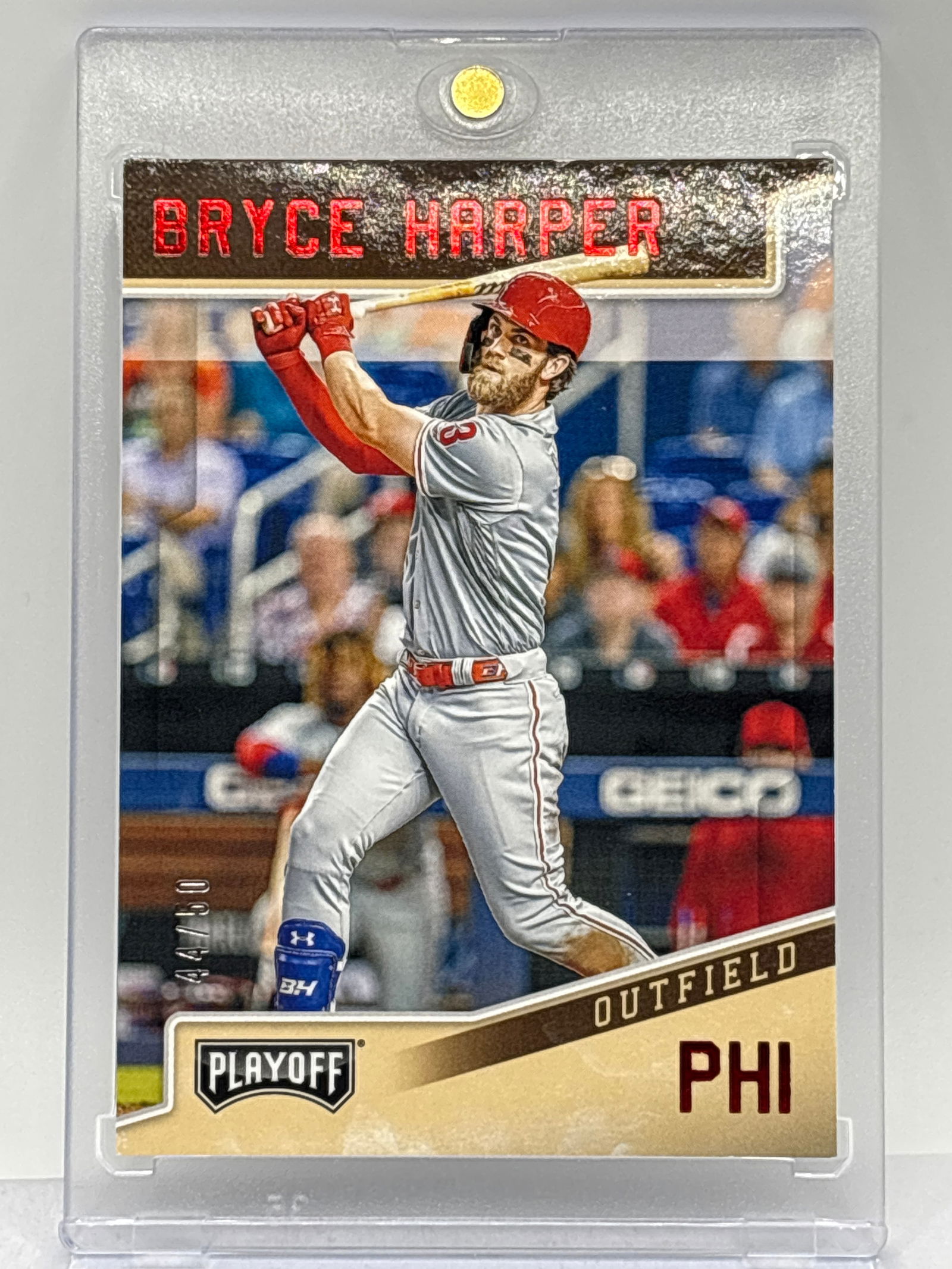 44/50!!  2019 PANINI PLAYOFF BRYCE HARPER PHI SP (1 of 3)