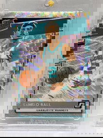 2020-21 PANINI DONRUSS OPTIC LAMELO BALL SILVER WAVE RATED ROOKIE PRIZM HOLO RC
