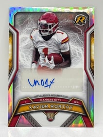 2025 TOPPS RESURGENCE XAVIER WORTHY AUTOGRAPHED ROOKIE CARD