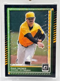 2025 PANINI DONRUSS OPTIC BLACK DISCO PAUL SKENES PRIZM HOLO SP