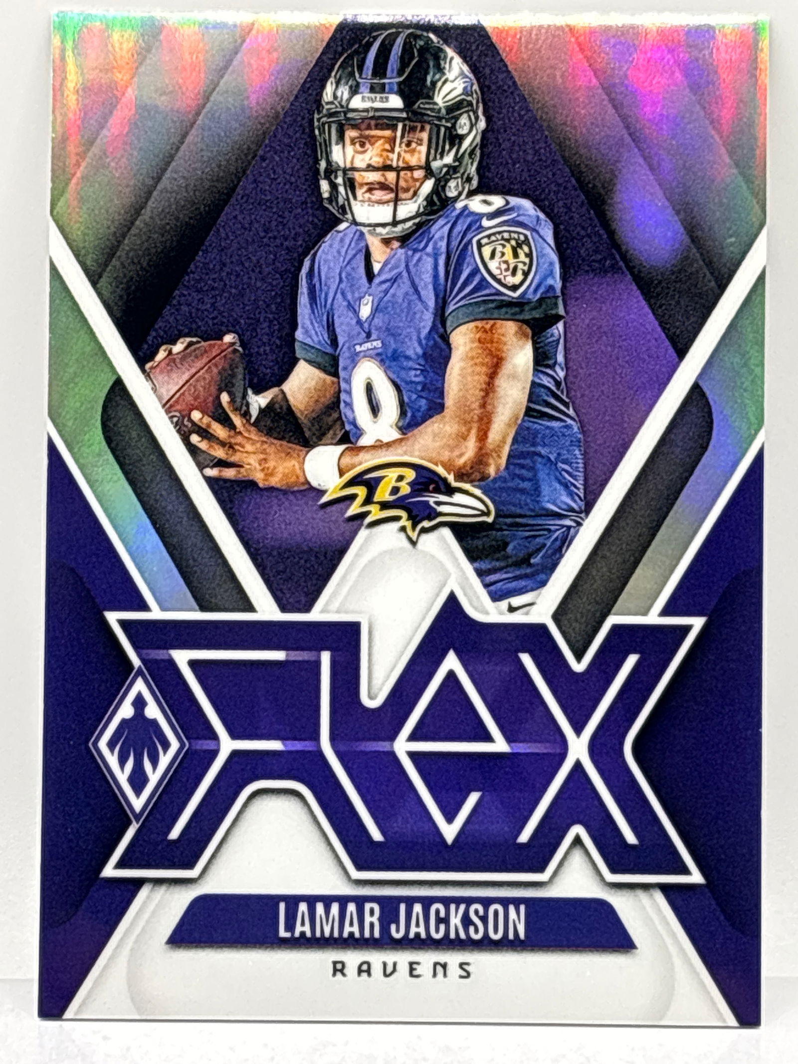 CASE HIT!! 2024 PANINI PHOENIX LAMAR JACKSON FLEX SSP (1 of 3)