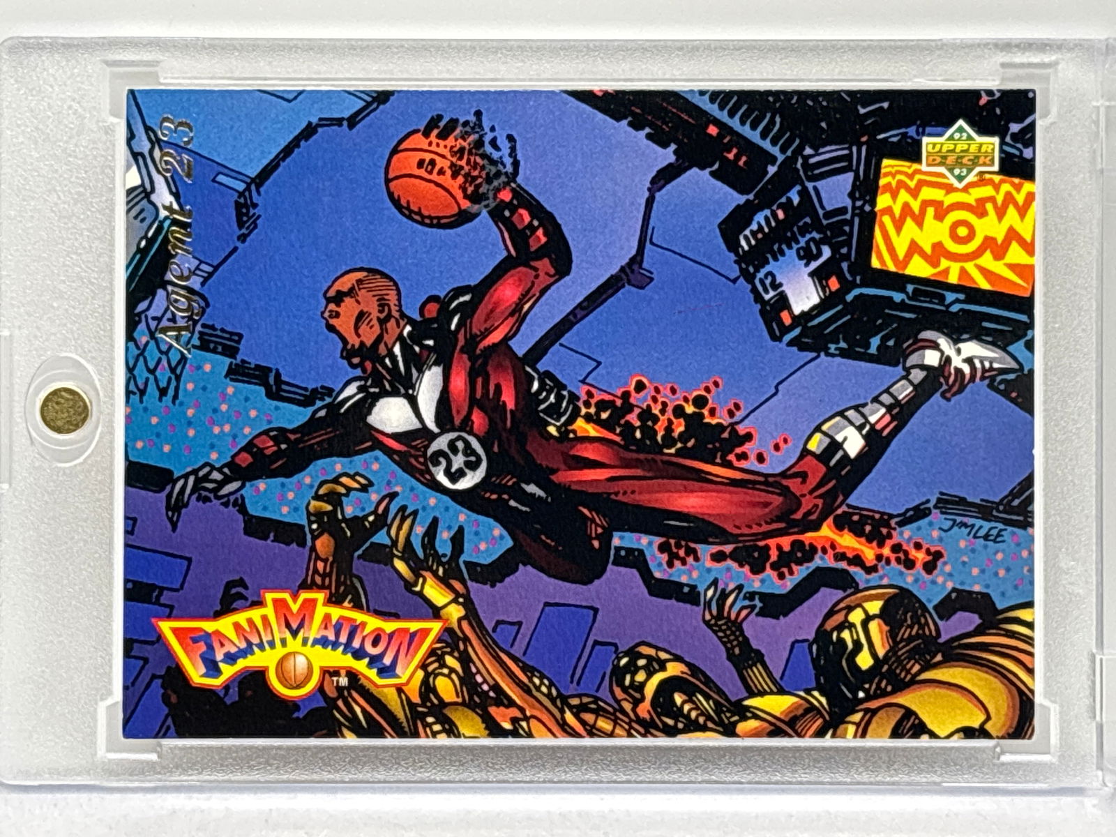 1993 UPPER DECK MICHAEL JORDAN FANIMATION AGENT 23 (1 of 3)