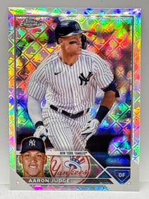 2023 TOPPS CHROME AARON JUDGE LOGOFRACTOR SP