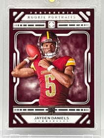 2024 PANINI PHOTOGENIC ROOKIE PORTRAITS JAYDEN DANIELS ROOKIE CARD