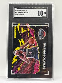 CASE HIT!! 2020-21 PANINI FLUX BRANDON INGRAM STRATOSPHERE PRIZM HOLO SGC GEM MINT 10