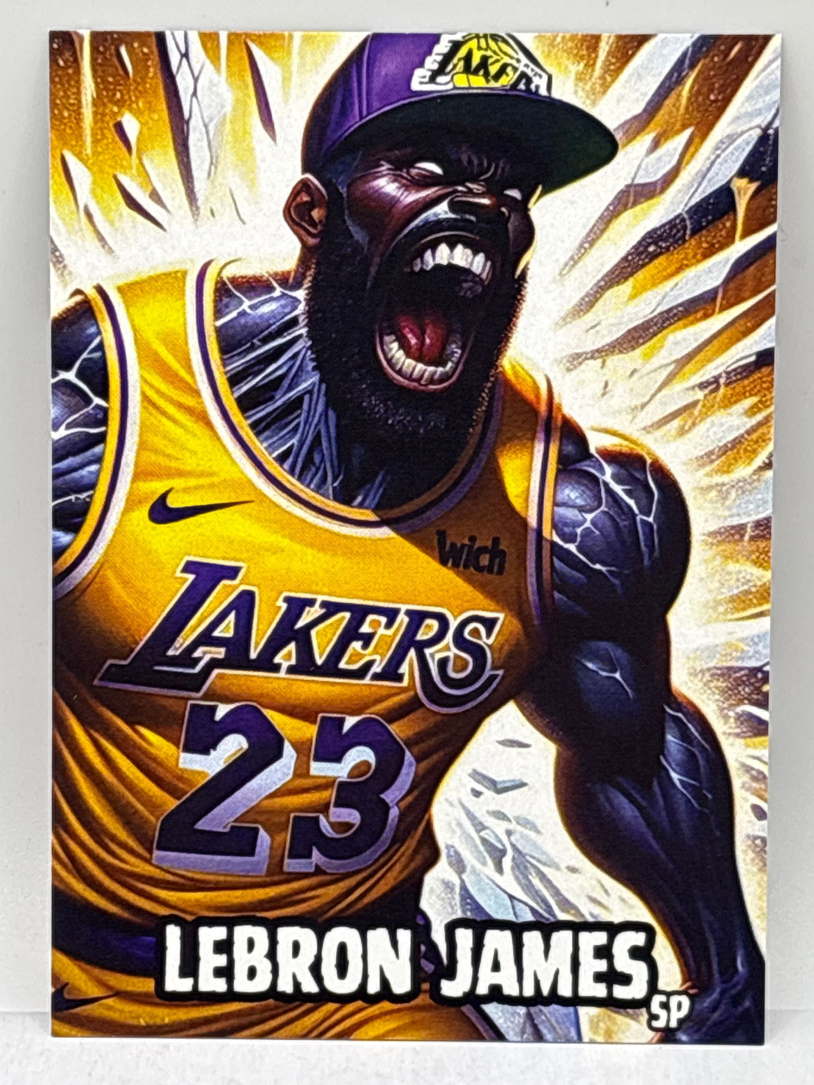 RARE LEBRON JAMES CUSTOM HEAT SP CUSTOM CARD: CUSTOM card not panini or topps