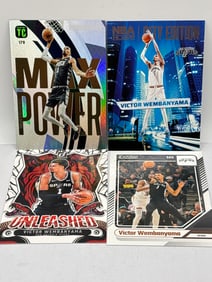 VICTOR WEMBANYAMA 4 CARD LOT