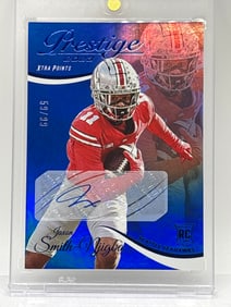 59/99!! 2023 PANINI PRESTIGE XTRA POINTS JAXON SMITH-NJIGBA AUTOGRAPHED ROOKIE CARD