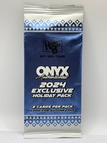 HOBBY BOX 2024 ONYX AUTHENTICATED EXCLUSIVE HOLIDAY PACK