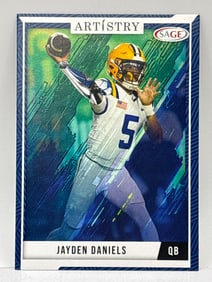 2024 SAGE JAYDEN DANIELS ARTISTRY ROOKIE CARD