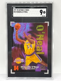 1997-98 SKYBOX Z-FORCE SHAQUILLE O’NEAL SGC MINT 9