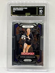 2023 PANINI WNBA PRIZM SOPHIE CUNNINGHAM MONOPOLY GEM MINT 10