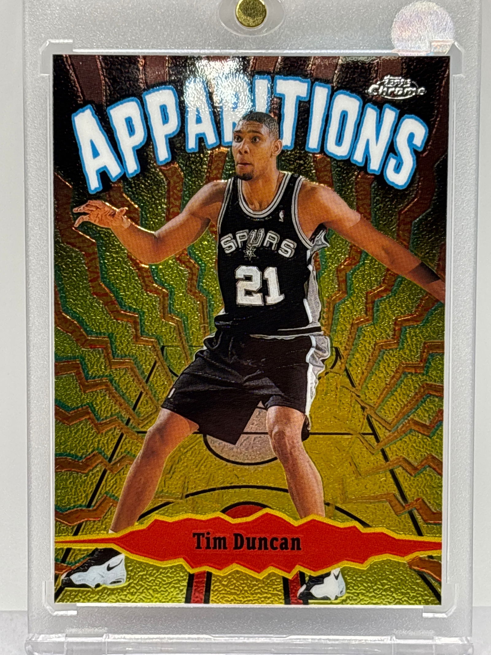 VERY RARE 1999 TOPPS CHROME TIM DUNCAN ASPIRATIONS (1 of 7)
