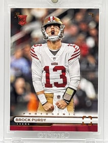 2022 PANINI CHRONICLES PHOTOGENIC BROCK PURDY ROOKIE CARD