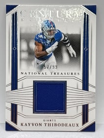 57/99!! 2023 PANINI NATIONAL TREASURES CENTURY MATERIALS KAYVON MATERIALS AUTHENTIC MEM PATCH