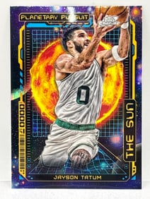 CASE HIT!! 2024 TOPPS CHROME JAYSON TATUM PLANETARY PURSUIT SSP