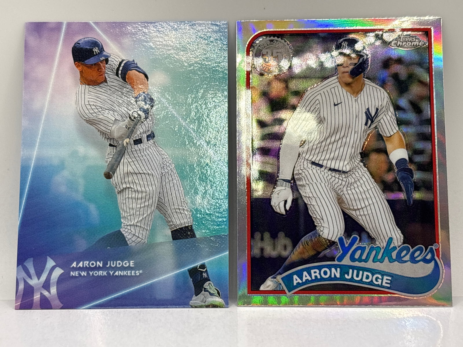 AARON JUDGE 2 CARD LOT: AARON JUDGE 2 CARD LOT
