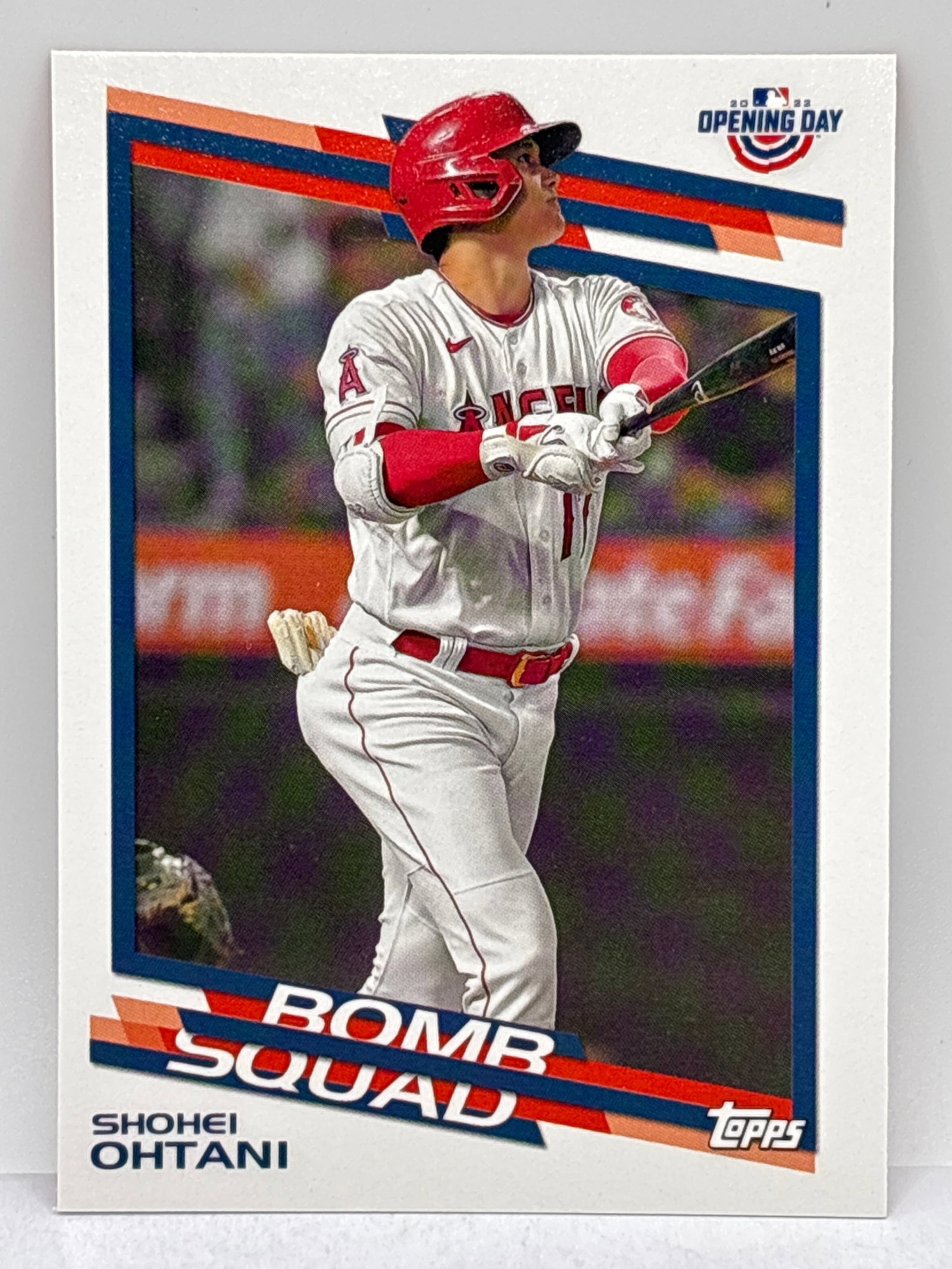 2022 TOPPS OPENING DAY SHOHEI OHTANI BOMB SQUAD SP: 2022 TOPPS OPENING DAY SHOHEI OHTANI BOMB SQUAD SP