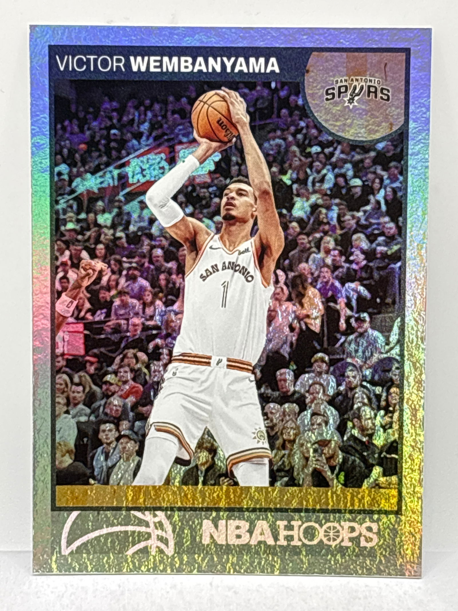 2024-25 PANINI NBA HOOPS VICTOR WEMBANYAMA FOIL (1 of 3)