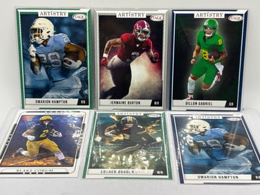 6 CARD ARTISTRY SUPERSTAR ROOKIE LOT
