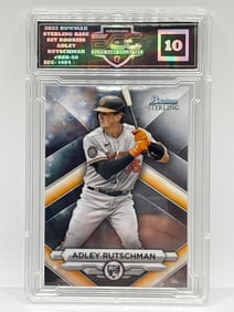 2023 BOWMAN STERLING ADLEY RUTSCHMAN ROOKIE CARD GEM MINT 10