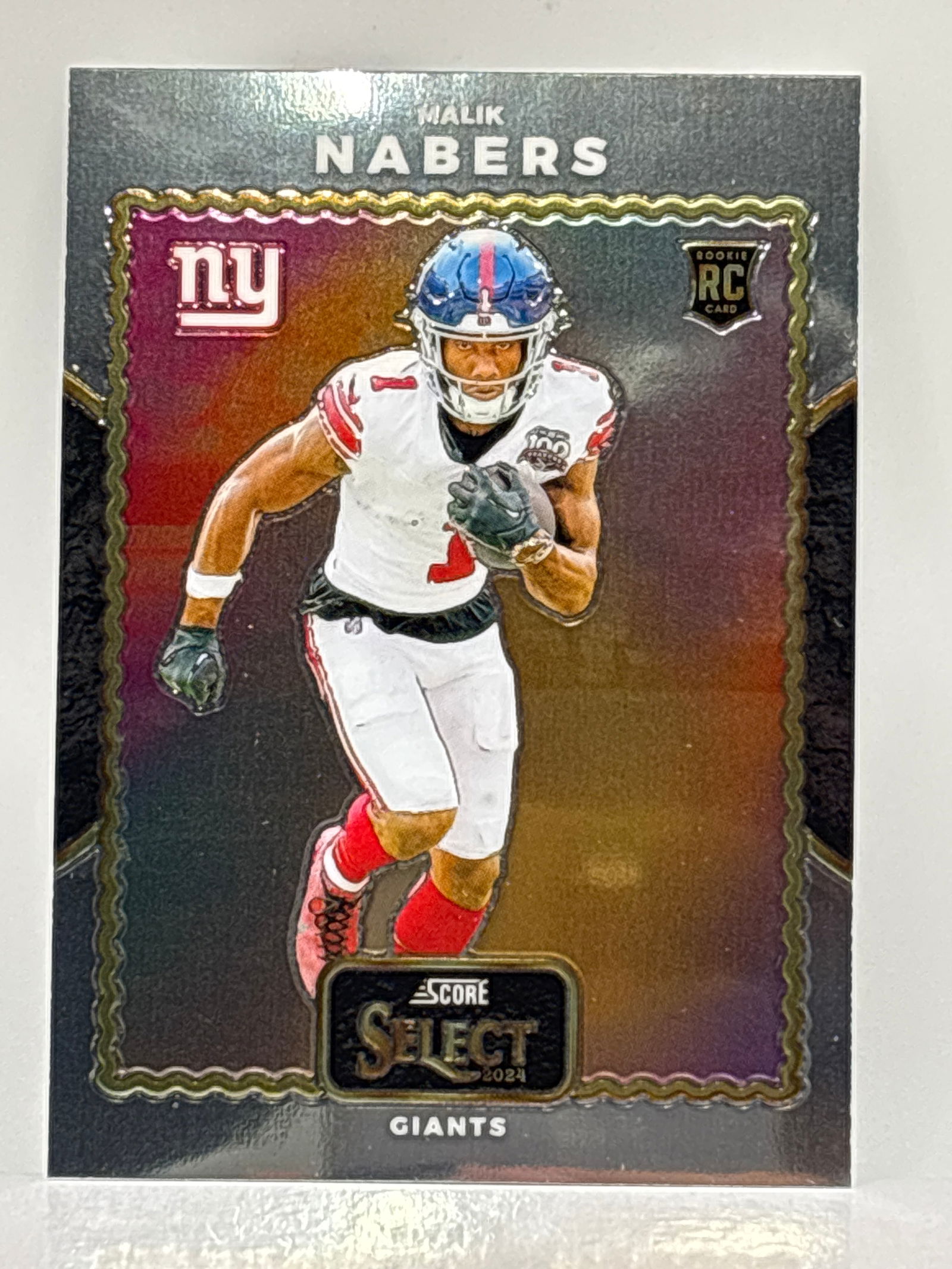 2024 PANINI SELECT MALIK NABERS SCORE SELECT ROOKIE CARD (1 of 2)