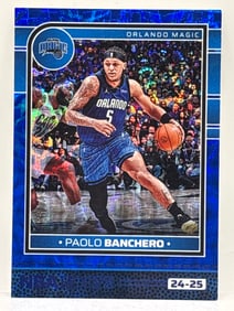 17/99!! 2024-25 PANINI NBA HOOPS PAOLO BANCHERO BLUE SCOPE SP