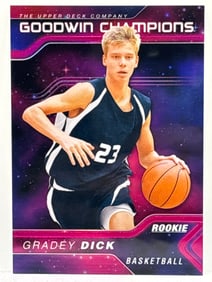 95/199!! 2023 UPPER DECK GOODWIN CHAMPIONS GRADEY DICK COSMIC SP ROOKIE CARD